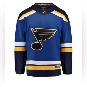 New With Tags St. Louis Blues Youth L/XL Fanatics Hockey Jersey